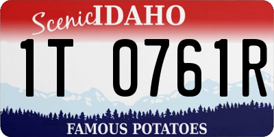 ID license plate 1T0761R