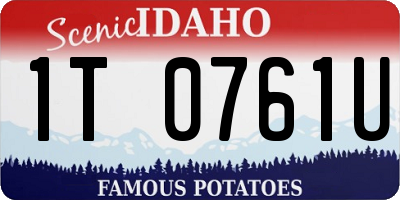 ID license plate 1T0761U