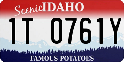 ID license plate 1T0761Y