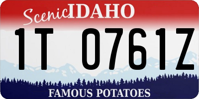 ID license plate 1T0761Z