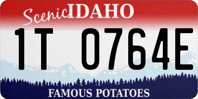 ID license plate 1T0764E