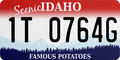 ID license plate 1T0764G