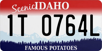 ID license plate 1T0764L