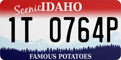 ID license plate 1T0764P
