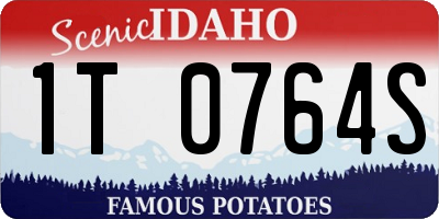 ID license plate 1T0764S