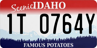 ID license plate 1T0764Y