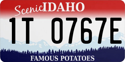 ID license plate 1T0767E