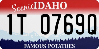 ID license plate 1T0769Q