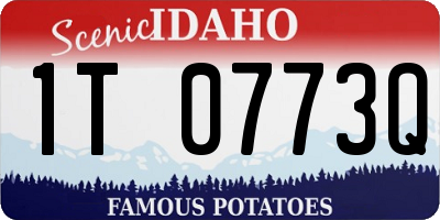 ID license plate 1T0773Q
