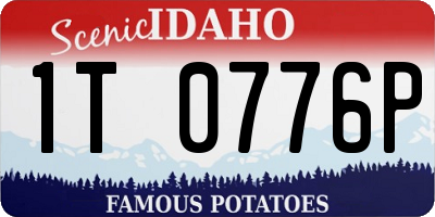 ID license plate 1T0776P
