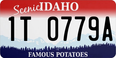 ID license plate 1T0779A