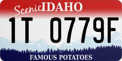 ID license plate 1T0779F