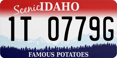 ID license plate 1T0779G