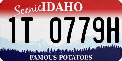 ID license plate 1T0779H
