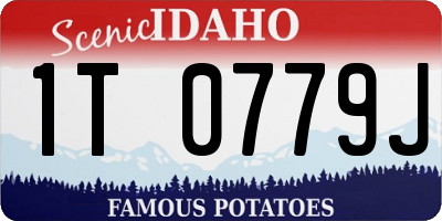 ID license plate 1T0779J