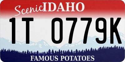 ID license plate 1T0779K