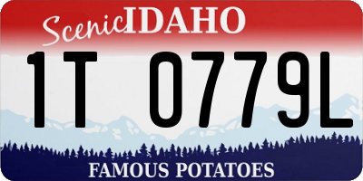 ID license plate 1T0779L