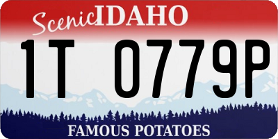 ID license plate 1T0779P