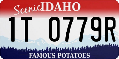 ID license plate 1T0779R