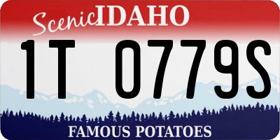 ID license plate 1T0779S
