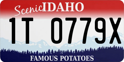 ID license plate 1T0779X