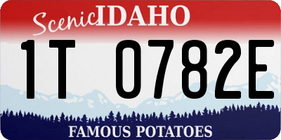 ID license plate 1T0782E
