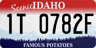 ID license plate 1T0782F