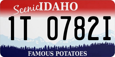 ID license plate 1T0782I