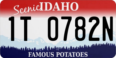 ID license plate 1T0782N