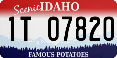 ID license plate 1T0782O