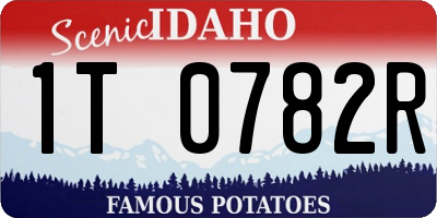 ID license plate 1T0782R