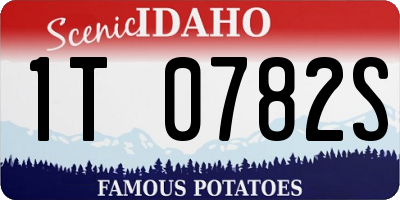 ID license plate 1T0782S