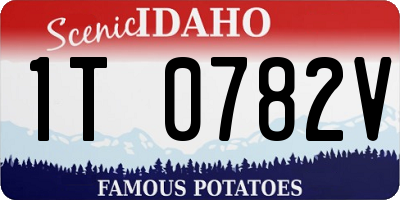 ID license plate 1T0782V