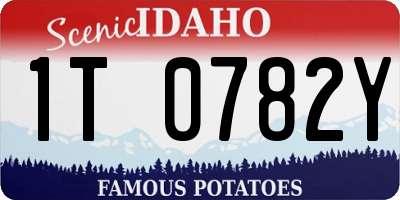 ID license plate 1T0782Y