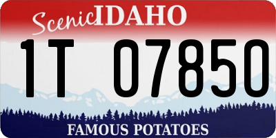 ID license plate 1T0785O