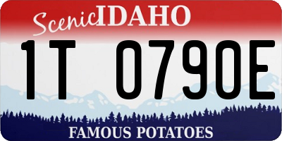 ID license plate 1T0790E