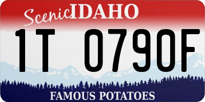 ID license plate 1T0790F
