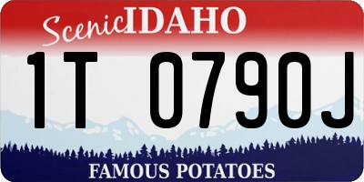 ID license plate 1T0790J