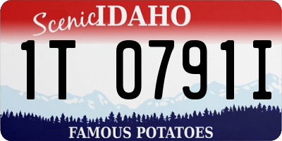 ID license plate 1T0791I
