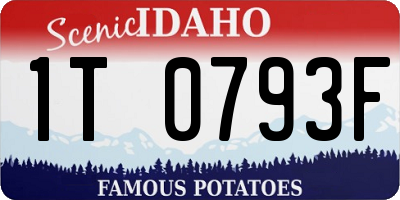 ID license plate 1T0793F