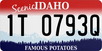 ID license plate 1T0793Q