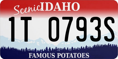 ID license plate 1T0793S