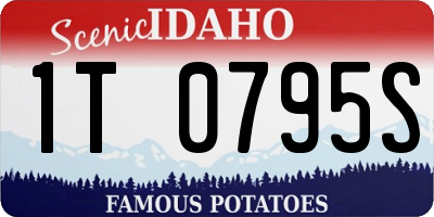 ID license plate 1T0795S