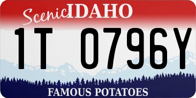 ID license plate 1T0796Y