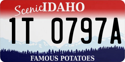 ID license plate 1T0797A