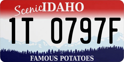 ID license plate 1T0797F