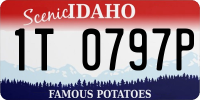 ID license plate 1T0797P