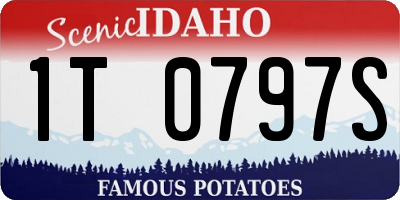 ID license plate 1T0797S