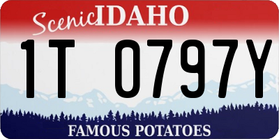 ID license plate 1T0797Y