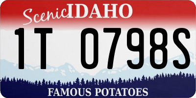 ID license plate 1T0798S